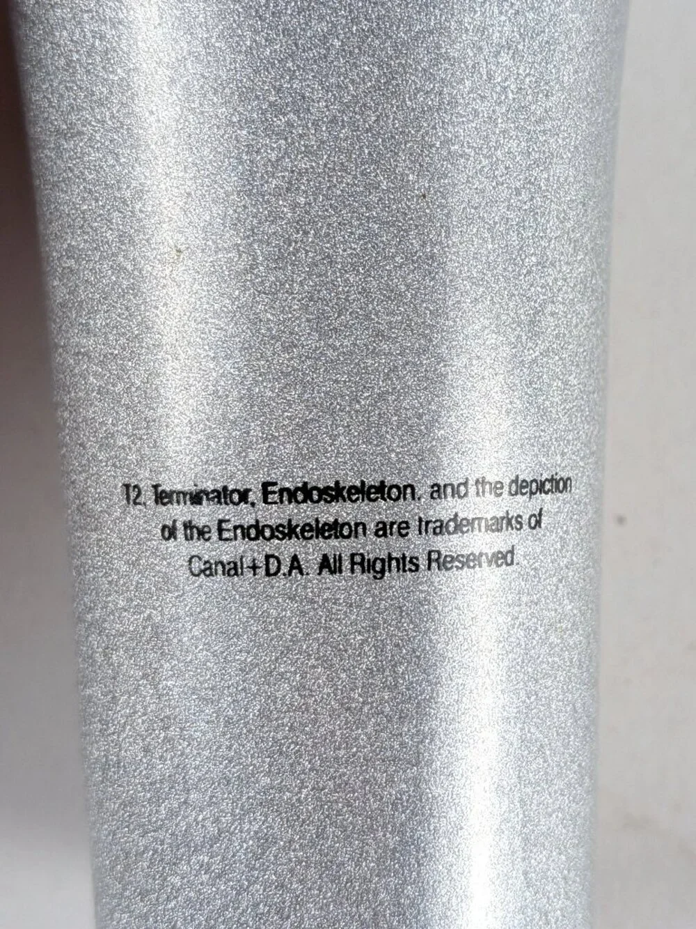 T2-3D Terminator 2 Universal Studios Sparkling Silver Shot Glass